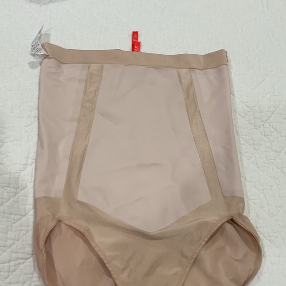 SPANX® OnCore High-Waisted Brief in Soft Nude - Size L - Picture 9 of 14